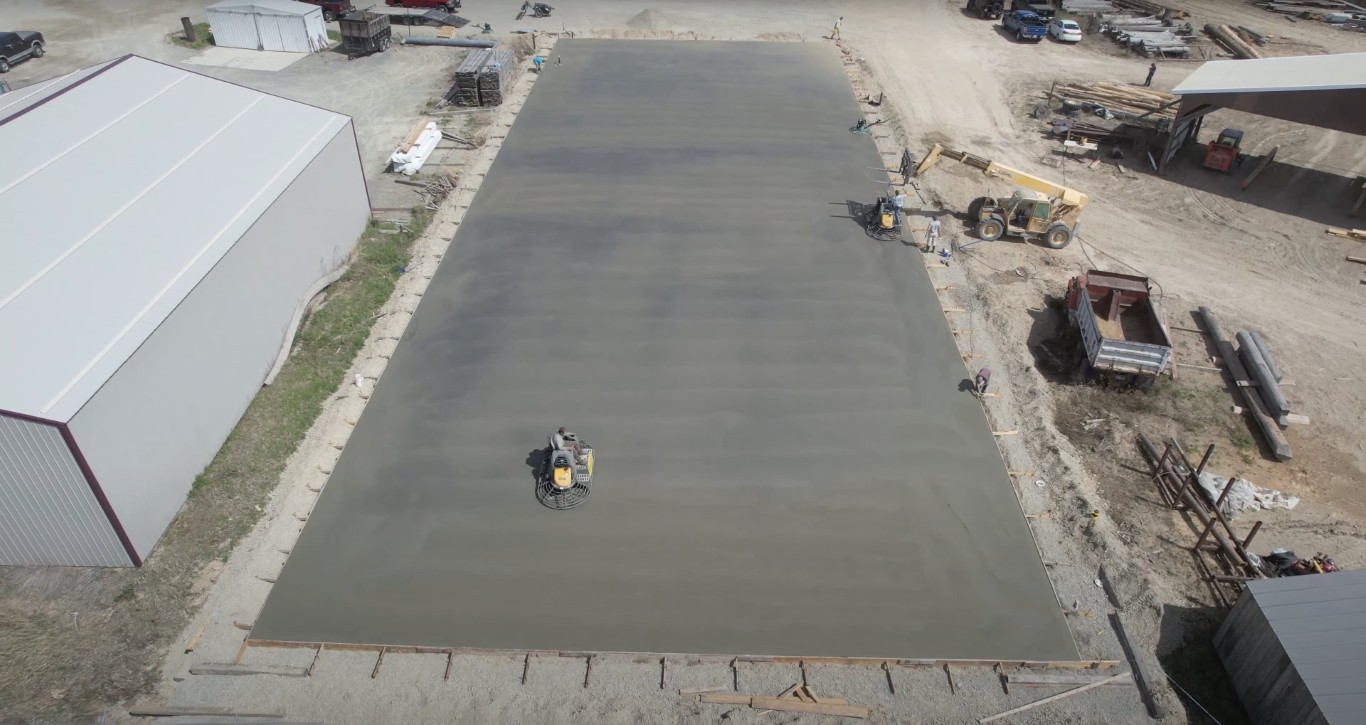 Commercial concrete flatwork and parking lot installation in Londonderry NH