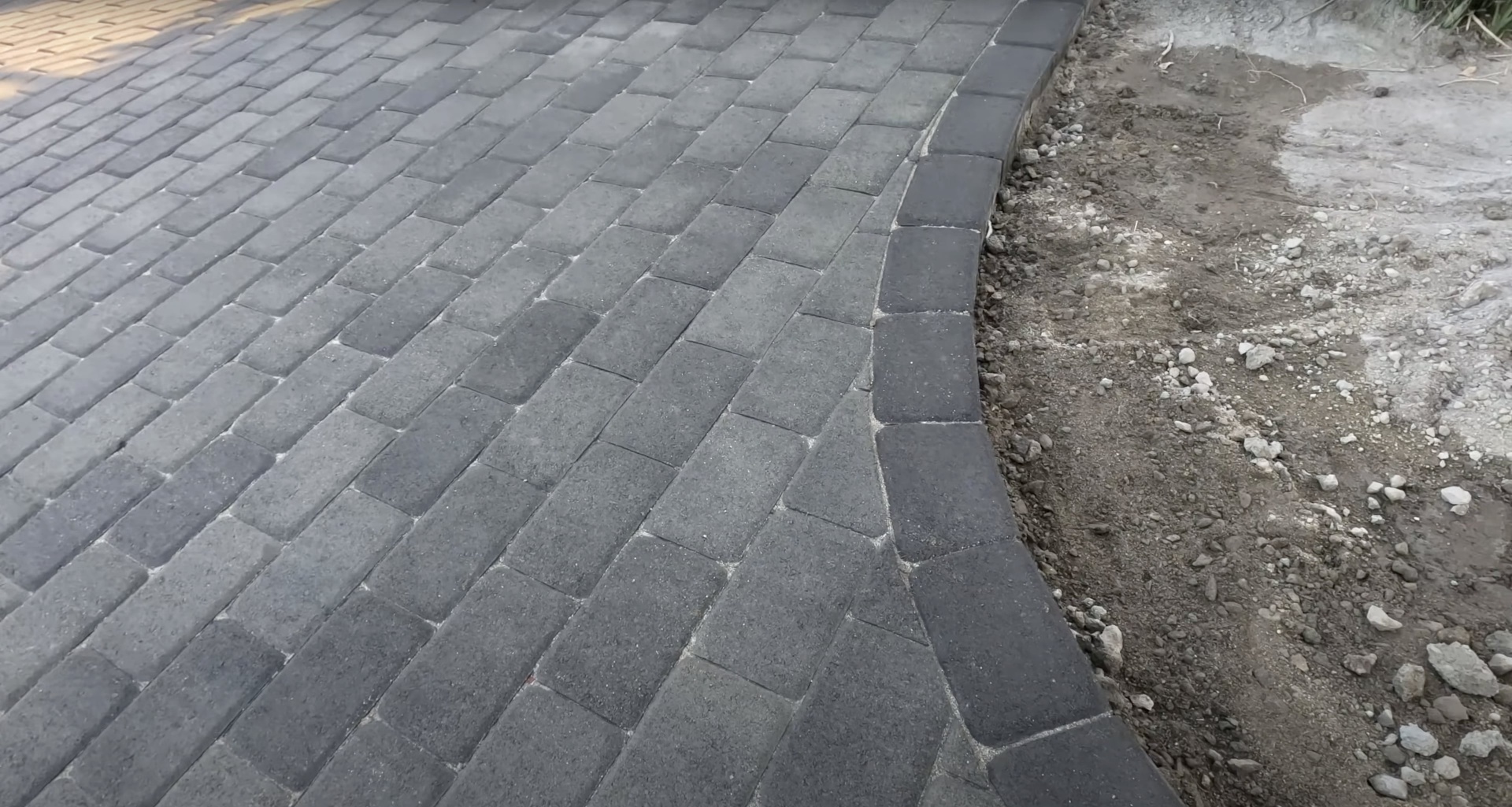 Professional stamped concrete patio being installed Decorative stamped concrete patio installation